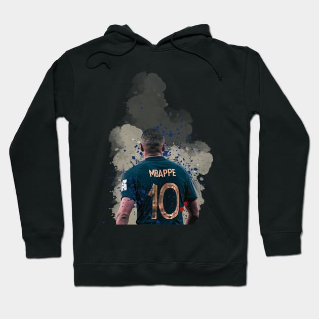 Mbappe 10 Hoodie by Lottz_Design 